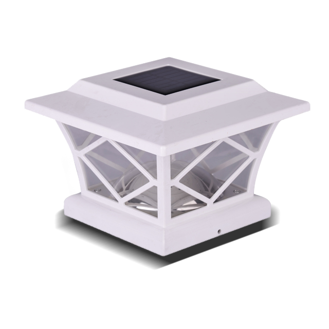 2211-F10 WH s bielym diamantovým vzorom LED stĺpik záhradné svietidlo 2211-F10 WH s bielym diamantovým vzorom LED stĺpik záhradné svietidlo