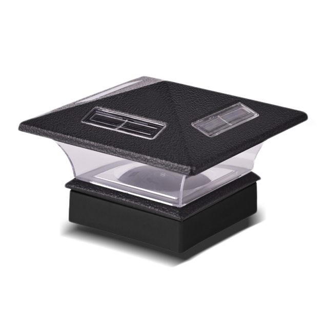 2211-F26 BL Drevený vodotesný uzáver stĺpika plotu svetlý