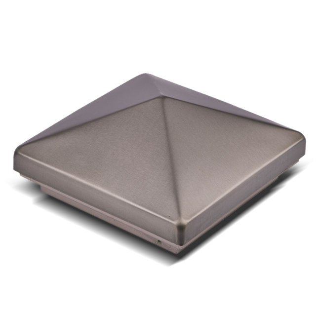 2211-FC3 Nerezový plot na terase, čapica stĺpika na chodníku na šírku 2211-FC3 Nerezový plot na terase, čapica stĺpika na chodníku na šírku